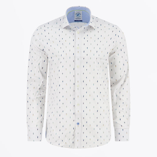 Fred's Art Gallery Van Gogh Pattern Shirt - Sand