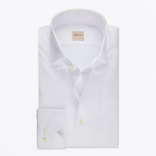Regular Schiller Collar Shirt - White