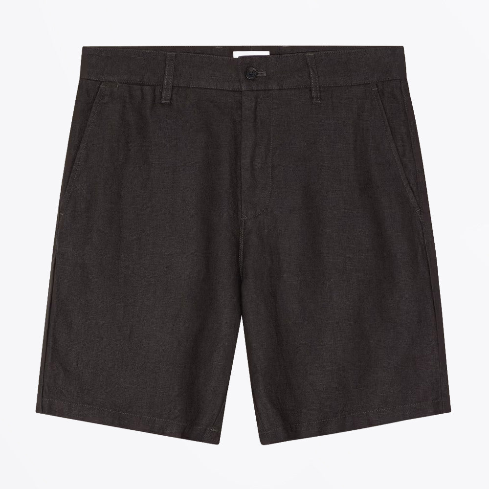 NN07 Aden Shorts Linen - Dusky Port