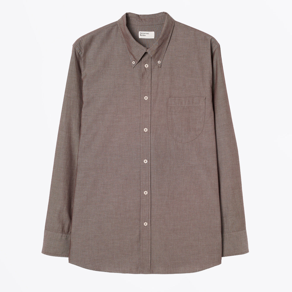 Universal Prince Chambray Daybrook Shirt - Brown