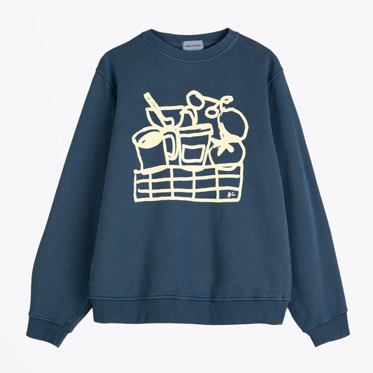 Cookery Festival Straight Sweatshirt - Navy Blue