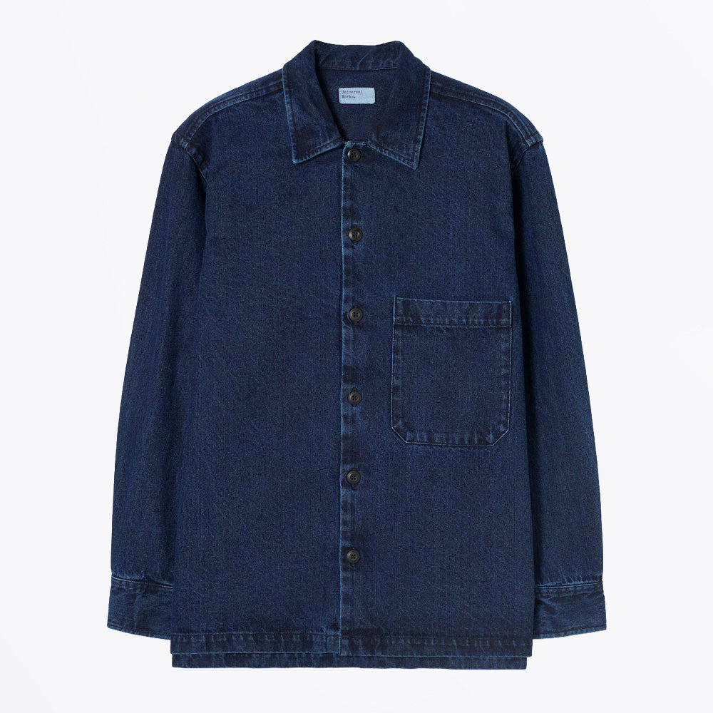 Universal Work Denim Fatigue Shirt - Indigo