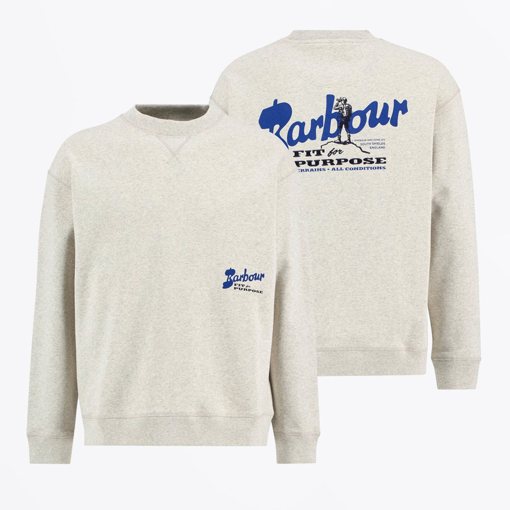 Barbour Blythe Crewneck Sweatshirt - Neutral Marl