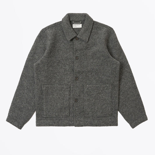 Rams Jacket Wool Fleece - Grey Marl