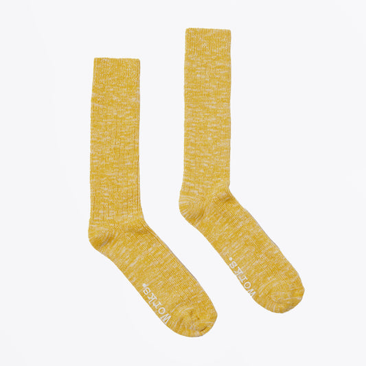 Slub Sock - Yellow