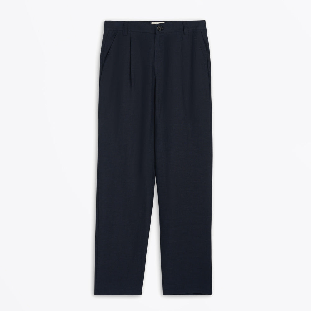 Oliver Morton Pleated Trousers Silman - Navy