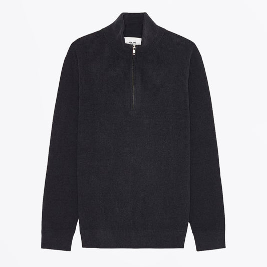 Danny Half Zip Sweater - Navy Blue