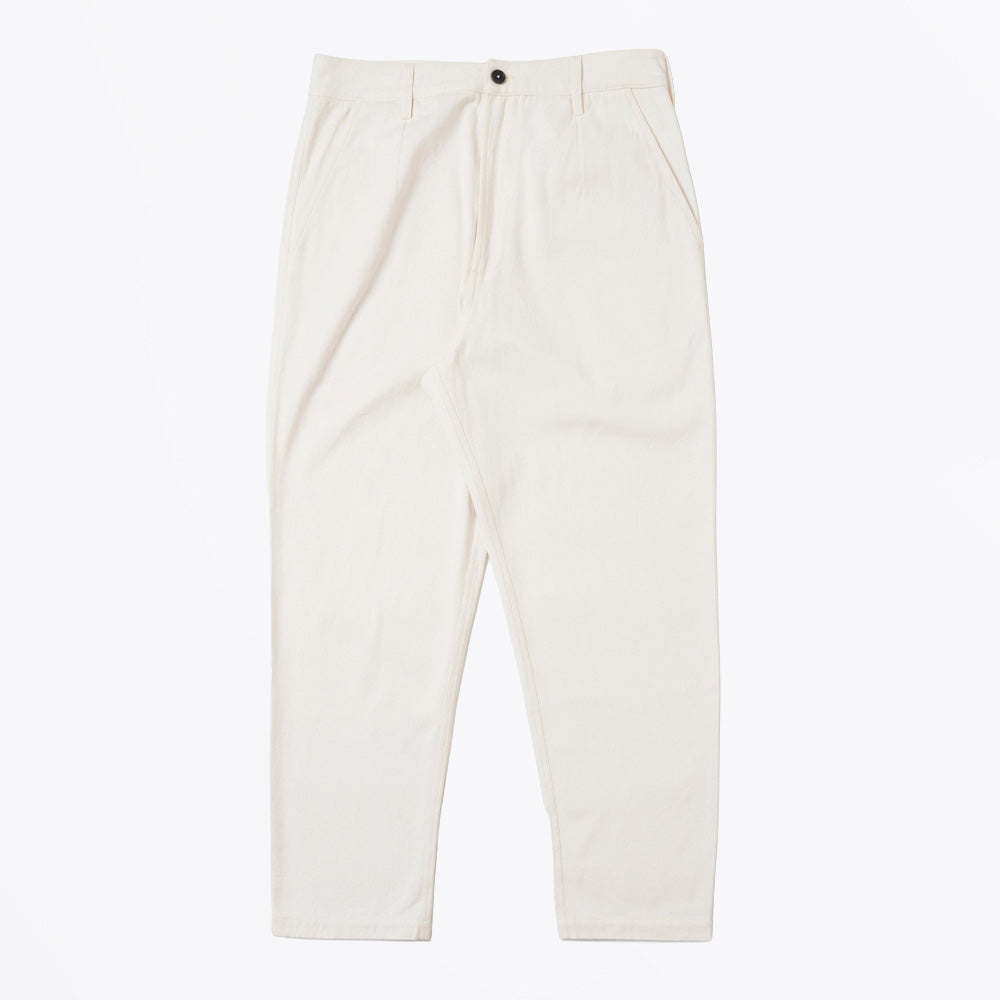Universal Slub Drill Dizzy Trouser - Ecru