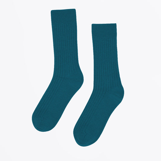 Merino Wool Blend Socks - Ocean Green