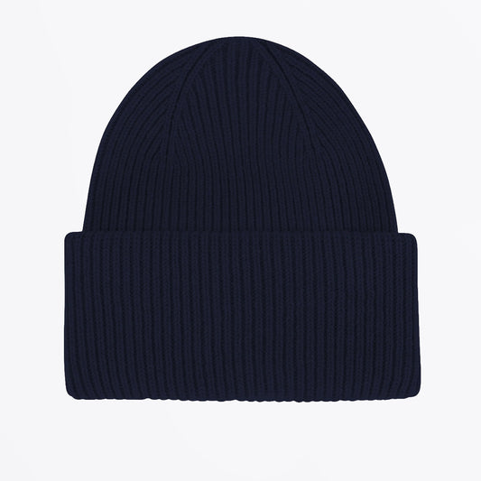 Merino Wool Hat - Navy Blue