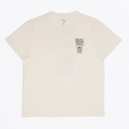 Roy Muted Tracks T-Shirt - Chalk White