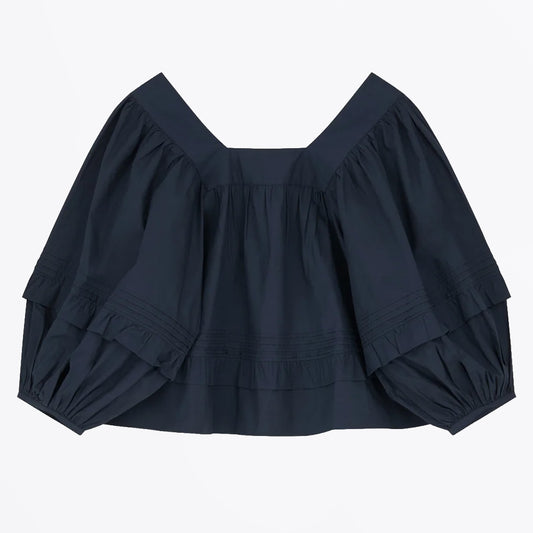 Alice Blouse - Dark Navy