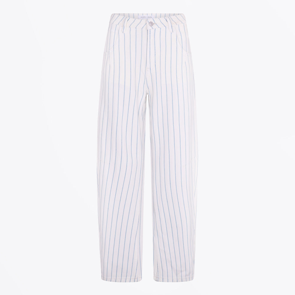 Seventy Nina High Waisted Jeans - Faded Stripe