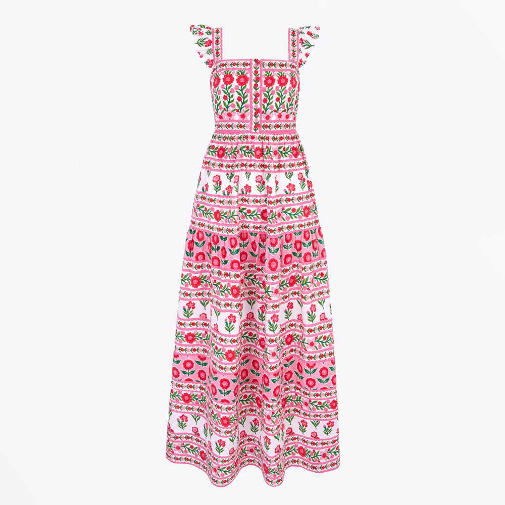 Pink Lucia Dress -  Rose Folk