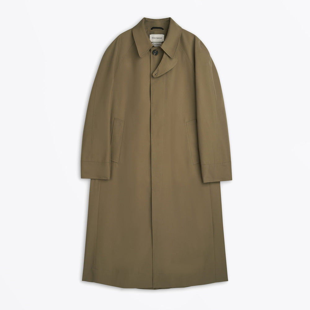 Oliver Lothian Water Repellant Coat Marling - Khaki