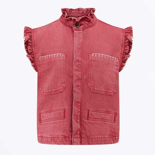 Pablo Waistcoat - Vintage Red