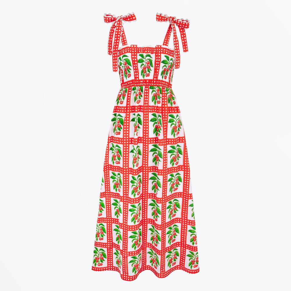 Pink Immy Dress -  Cherry Picnic