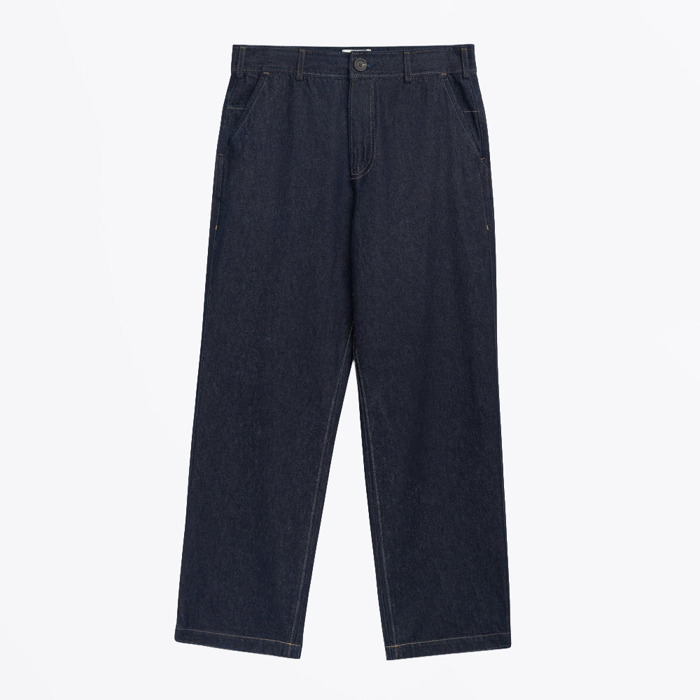 Oliver Straight Leg Utility Trousers Westall Denim - Indigo