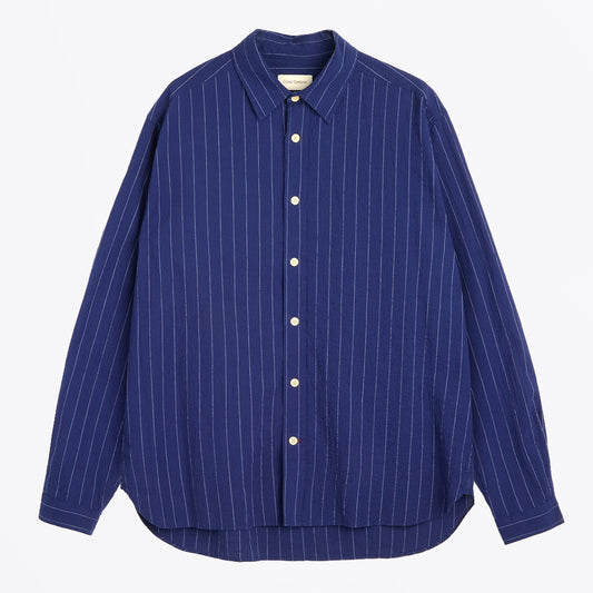 Atlanta Long Sleeve Shirt (Loose Fit) Patterson - Blue