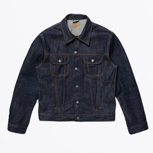 Danny Ace Selvage Denim Jacket - Dry Blue