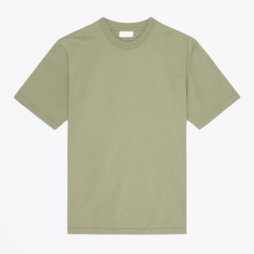 NN07 Adam Casual Pima Cotton T-Shirt - Sage Green