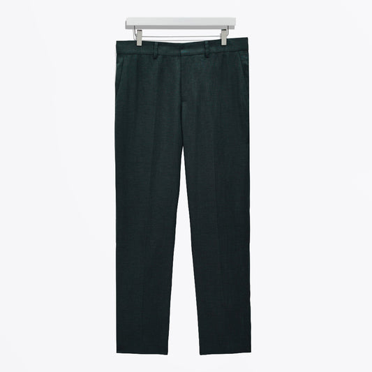 Alp Linen Trouser - Dark Green