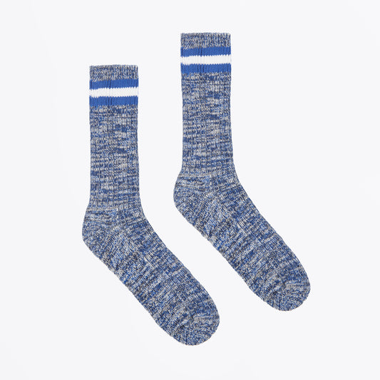 Everyday Stripe Sock - Navy