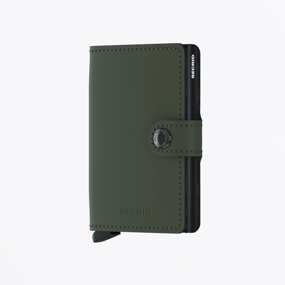 Miniwallet Matte - Green Black