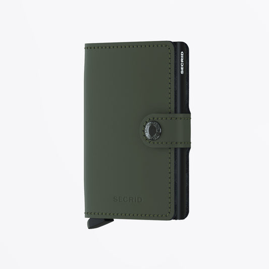 Miniwallet Matte - Green Black