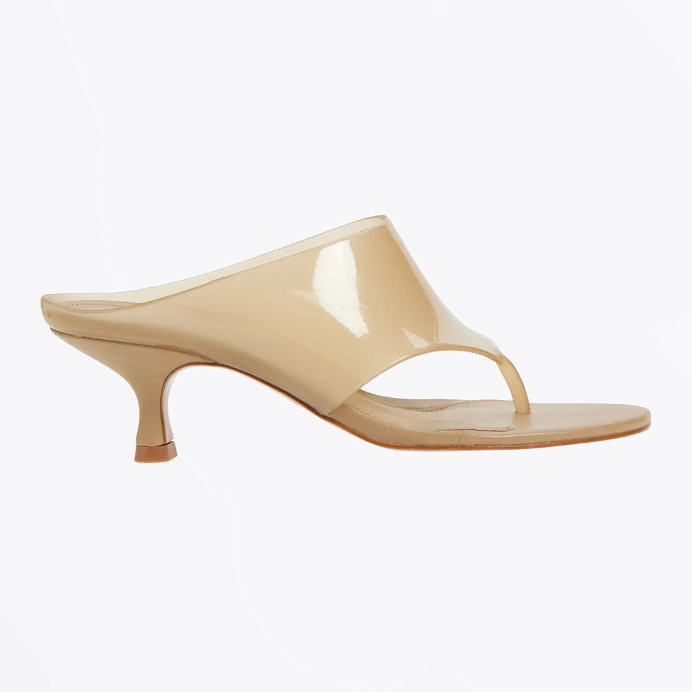 Thong Jelly Kitten Heel - Toffee