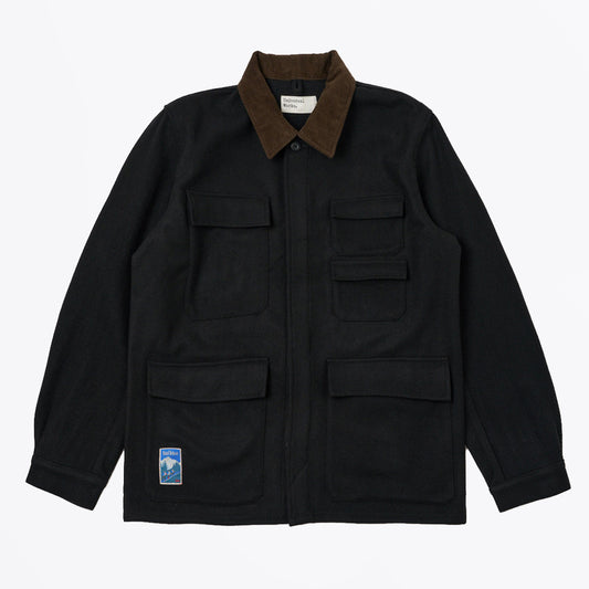 Military Fatigue Jacket Mowbray - Black