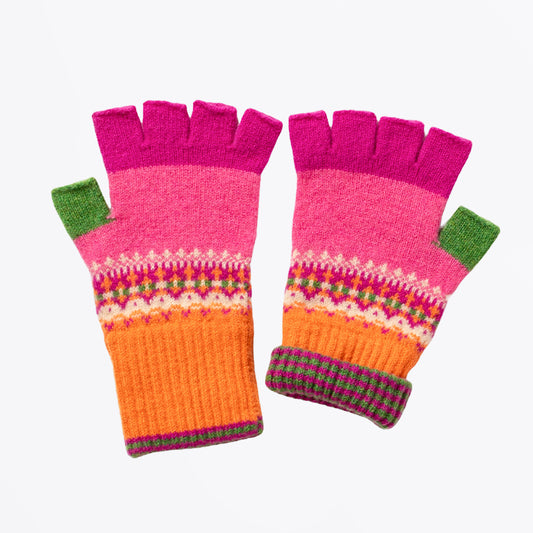 Alloa Fingerless Glove - Tulip