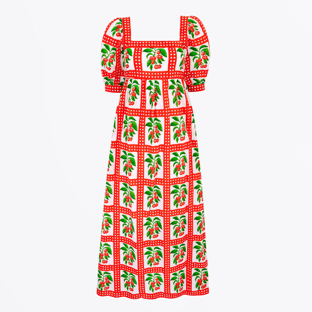Pink Elizabeth Dress -  Cherry Picnic