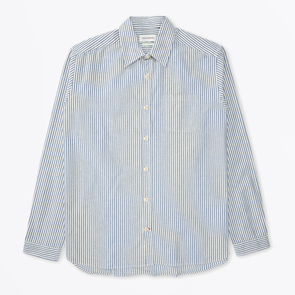 Oliver New York Special Stripe Shirt Brimham - Blue