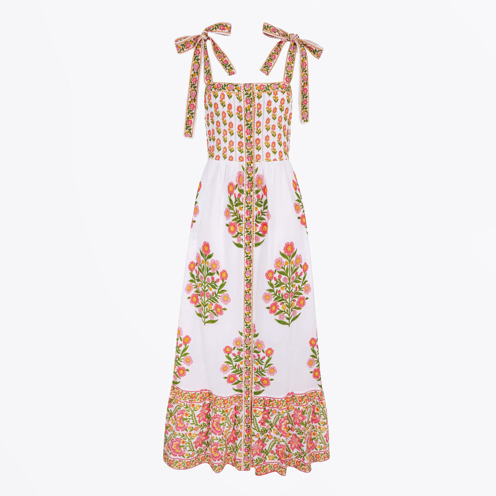 Pink Elena Dress. - Mixed Peony