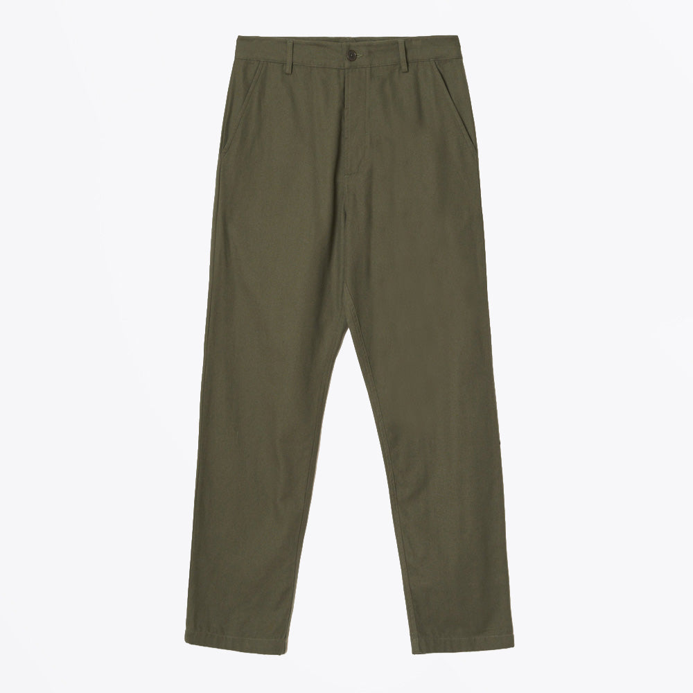 Universal Brushed Moleskin Military Chino - Olive