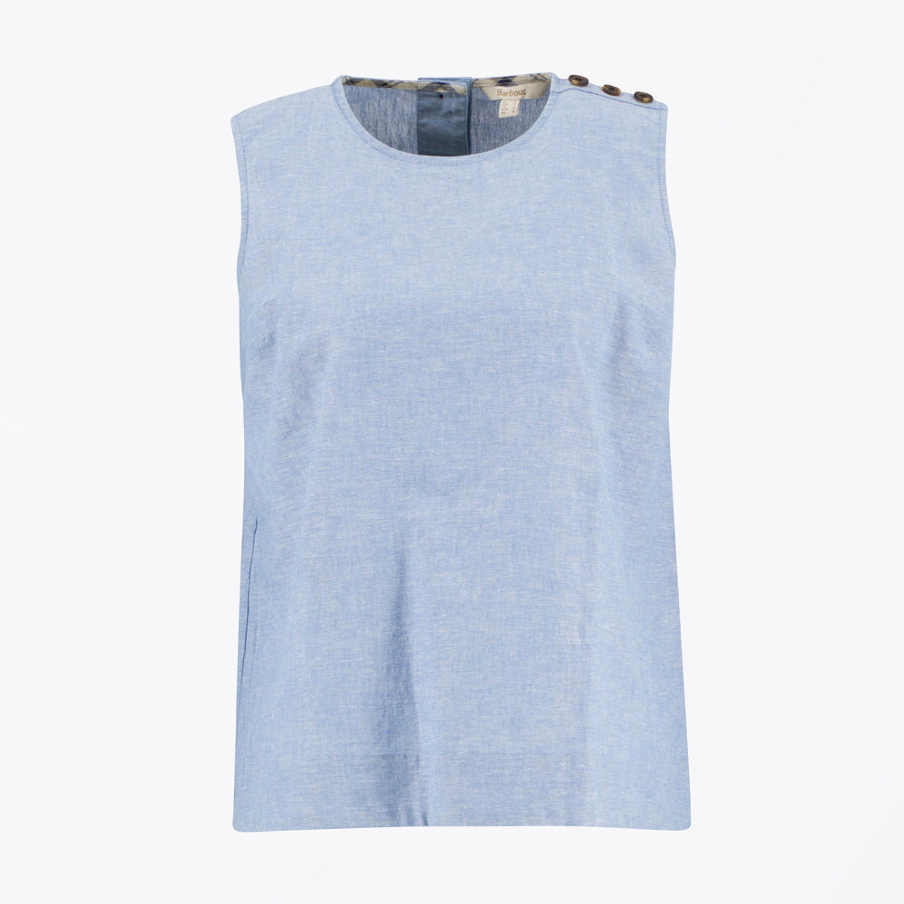 Barbour Josie Top - Light Chambray