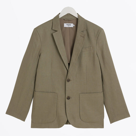 Fintry Linen Blazer - Khaki