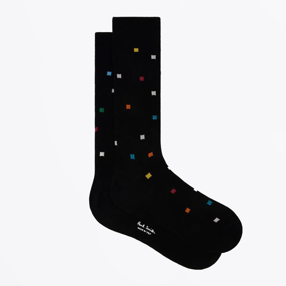 Paul Noah Signature Square Socks - Black
