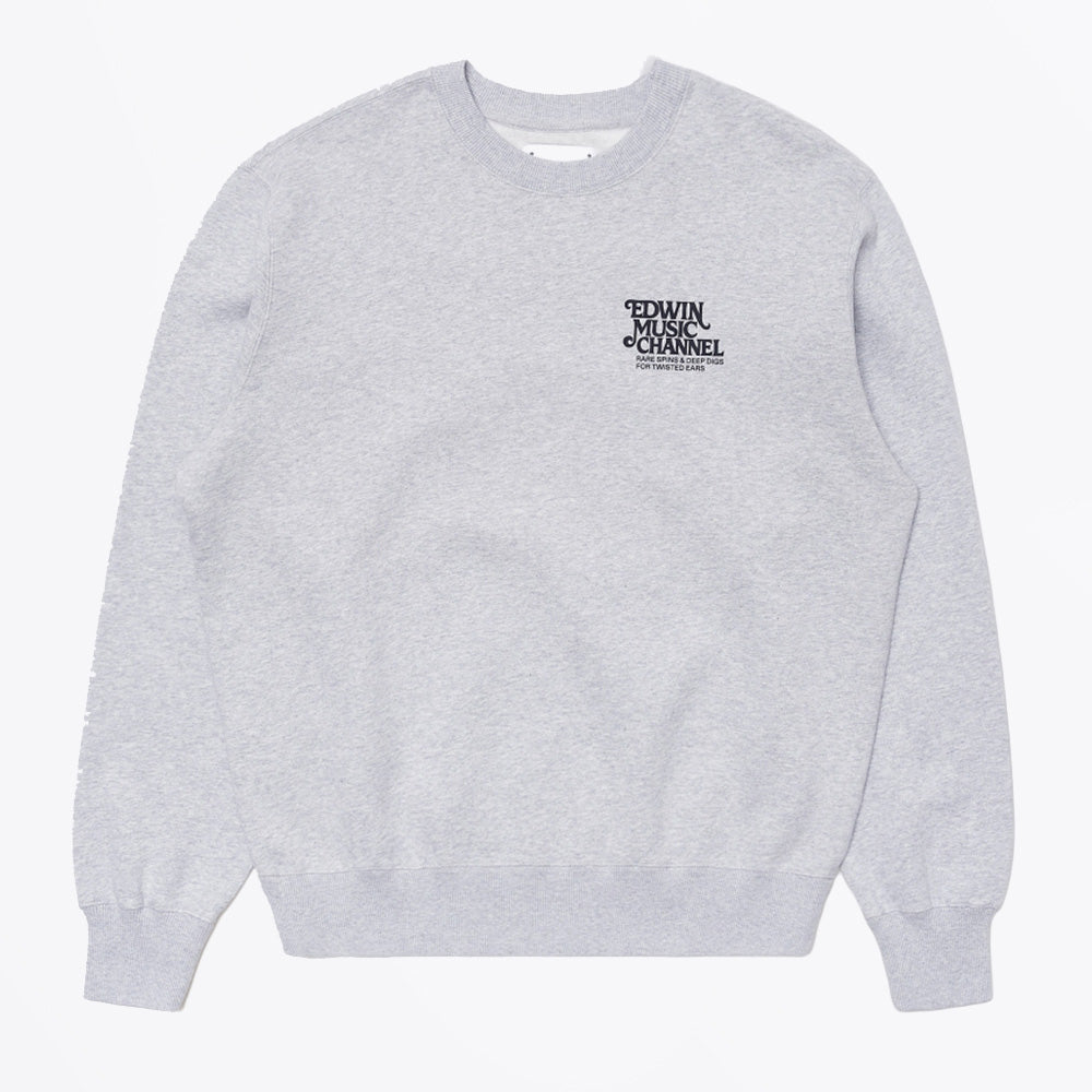 Edwin Rare Spins Sweat - Grey Marl