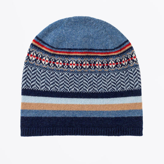 Stobo Beanie - Navy-Reflection