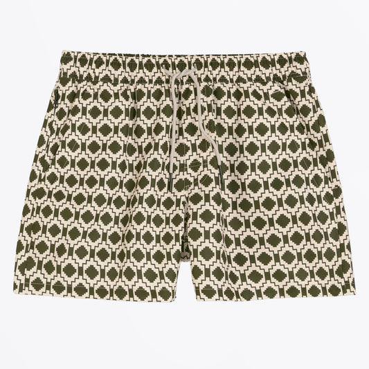 Pine Mitu Swim Short - Dark Green