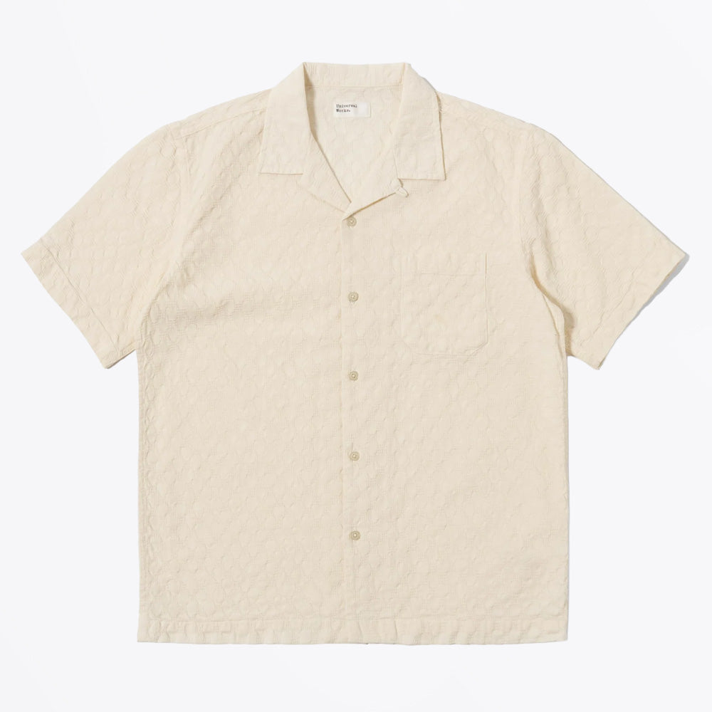 Universal Dot Waffle Road Shirt - Ecru