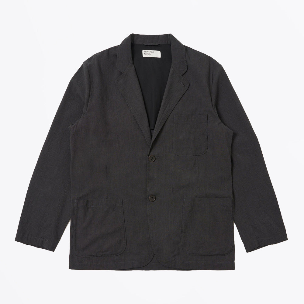 Universal Seattle Cotton Two Button Jacket - Charcoal
