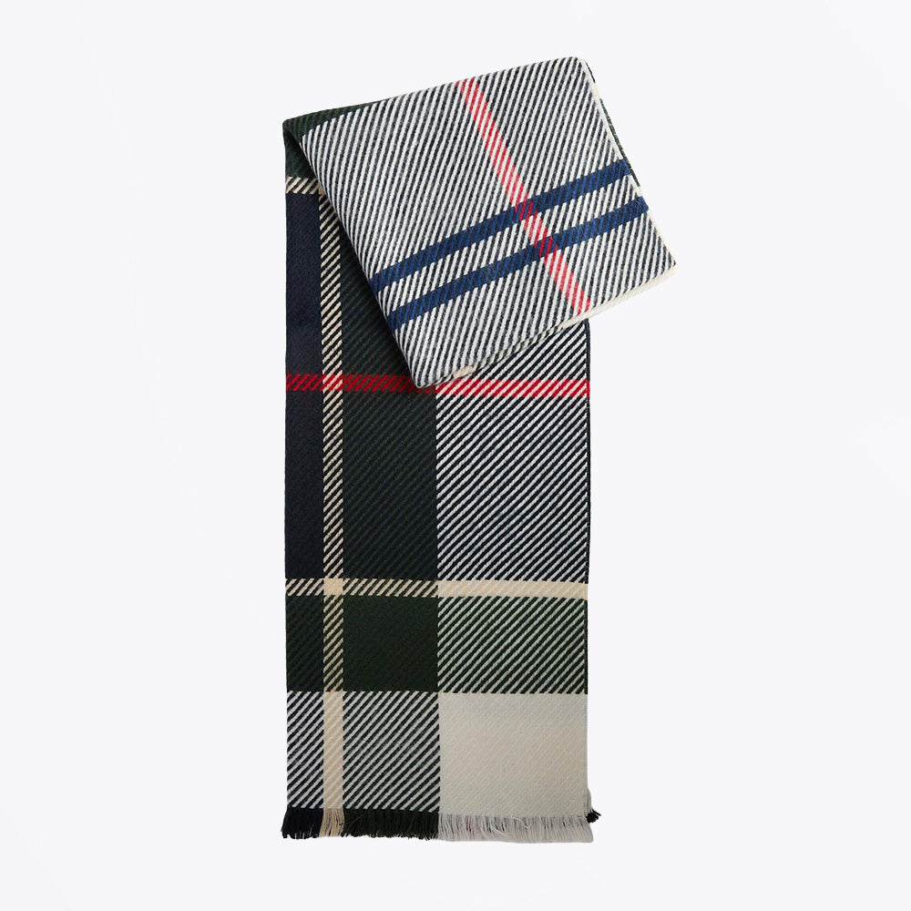 Barbour Blair Tartan Scarf - Light Evergreen Tartan