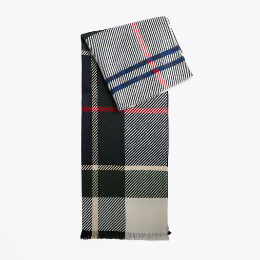 Blair Tartan Scarf - Light Evergreen Tartan