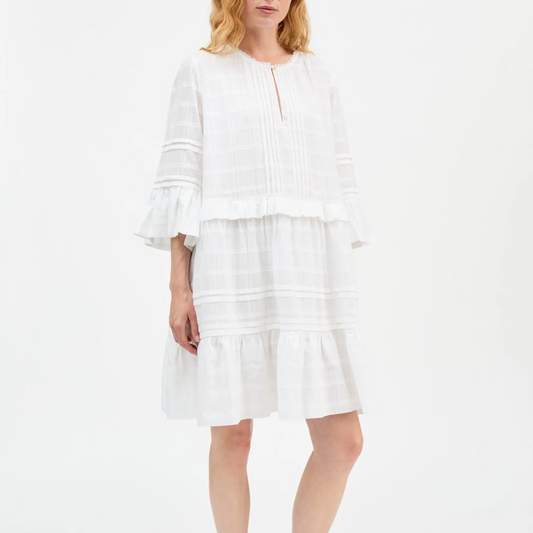 Fiore Dress - Optic White