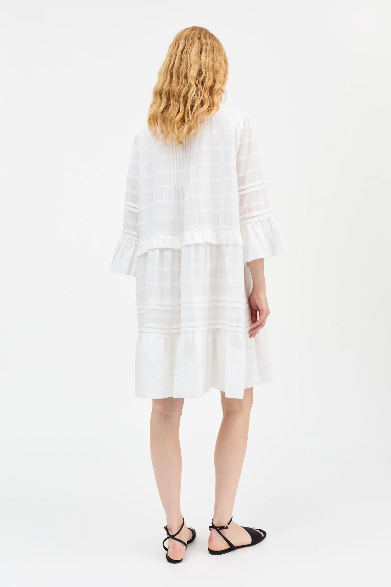 Fiore Dress - Optic White