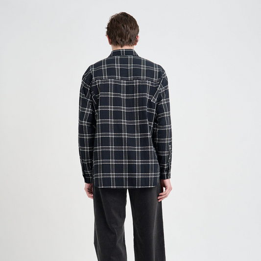 Garrison Long Sleeve Shirt Connell - Black