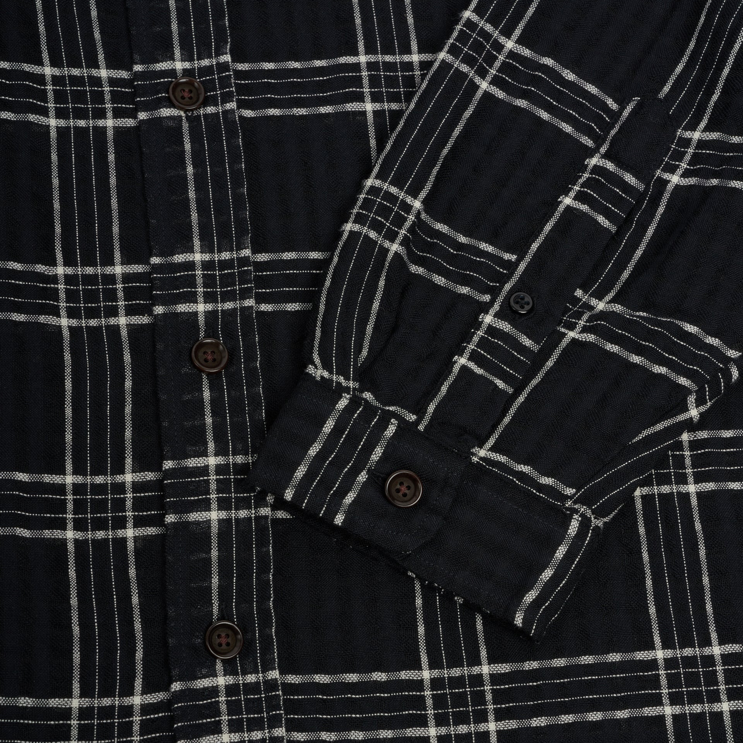 Garrison Long Sleeve Shirt Connell - Black